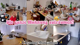 XL Clean with me! Die ganze Wohnung aufräumen, Cleaning Motivation! I Meggyxoxo