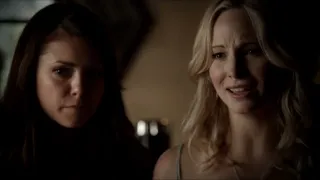 Caroline Drinks Megan's Vervain Water - The Vampire Diaries 5x01 Scene