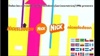 Todas las cortinillas de Nickelodeon (Latinoamérica) 1996-presente