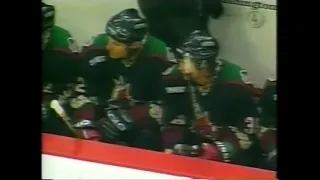 Sergei Gonchar scores vs Coyotes for Capitals (28 jan 2000)