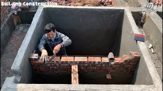 Construction Techniques For Domestic Wastewater Treatment Tanks In The House For Households
