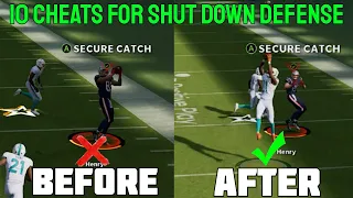 SHUT DOWN DEFENSE ALL GAME! 🛑 10 Tips, Tricks & Cheats That STOP THE RUN & PASS in Madden NFL 22!