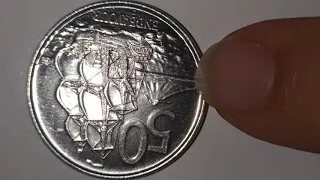 50 cent New Zealand coin 2006