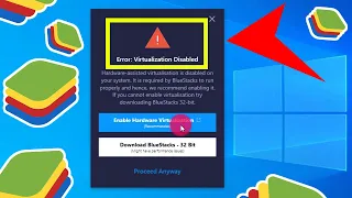 Bluestacks Error: Virtualization Disabled  Problem Solved (Step by Step)