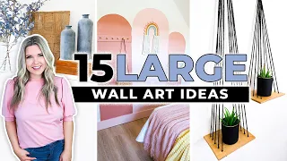 15 Large Wall Art IDEAS that are SUPER AFFORDABLE and CHEAP!!!