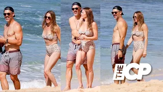 LeAnn Rimes flaunts bikini body on Hawaiian beach stroll with shirtless husband Eddie Cibrian
