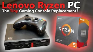 Gaming on a Tiny Ryzen PC (Lenovo Thinkcentre M75q)