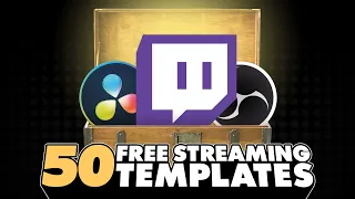 50 Free DaVinci Resolve Templates for Streamers // Alerts, Overlays, and More.