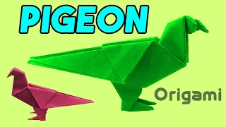 How to Origami pigeon | Origami bird | Origami paper pigeon