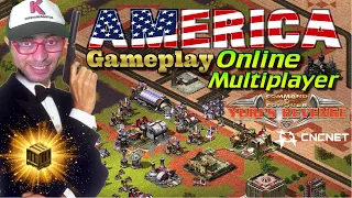 🇺🇸 America Gameplay in 8 Players Free for All + 📦 Crates - Red Alert 2 Online Multiplayer in CnCNet