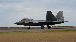 Maj. Joshua ‘Cabo’ Gunderson Final F22A Demo Avalon Airshow 2023