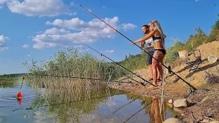 Возьми жену на рыбалку с ночёвкой и большая рыба обеспечена