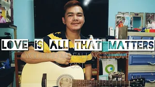 Eric Carmen "Love Is All That Matters" - Fingerstyle Guitar Cover