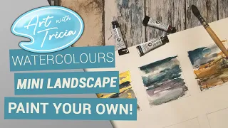 Watercolour Mini Landscapes - Daniel Smith paints