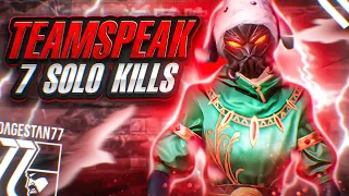 TEAMSPEAK  DAGESTAN 77 | 7 solo kills | iPHONE 14 pro