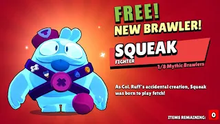 How I get free squeak? 🔥 | Brawl Stars Squeak | Free Brawl Pass | New Brawler | Squeak - Brawl Stars