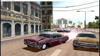 High speed chase of an expensive 1955 Chevrolet Bel Air in Havana Cuba in the game Driver 2 - Part 5