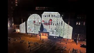 Kaboom Animation Festival 2022 Projection Mapping @ Bibliotheek Nuede, Utrecht, The Netherlands