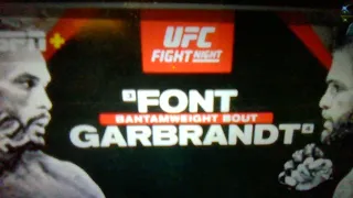 UFC Fight Night Live Font vs Garbrandt Main Event Live Watch and Chat