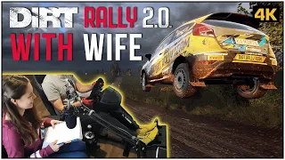 Dirt Rally 2.0 with wife [Ford Fiesta R2] Thrustmaster T300