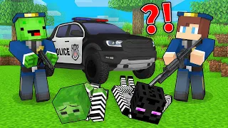 JJ and Mikey Became FBI Agents and Arrested Mobs in Minecraft (Maizen)