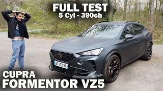 New CUPRA FORMENTOR VZ5 - 5 Cylinders 390hp from the RS3 - full on the tarmac