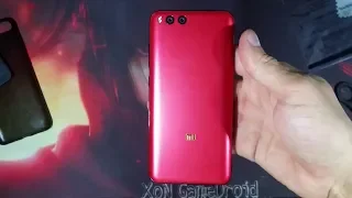 📱 Xiaomi Mi6 Cover Red Skin Back Film Sticker