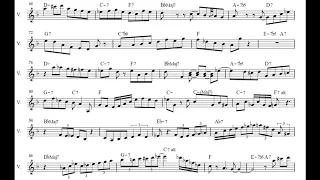 Confirmation (Charlie Parker) - Tommy Flanagan - Solo's free transcription PDF (Piano)