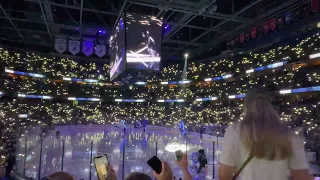 Lightning opening pregame intro vs Jets April 16