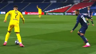 When Jadon Sancho faced Neymar's PSG