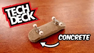 TECH DECK Concrete FINGERBOARD!