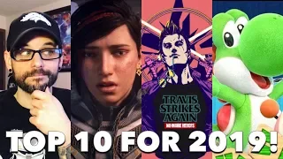 The Top 10 MOST ANTICIPATED games of 2019! | Ro2R