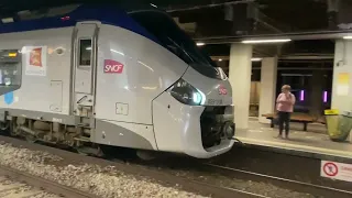 TER Normandie SNCF - Arrivée d'un Régiolis à Rouen Rive Droite