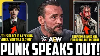 CM PUNK INTERVIEW | SHOOTS on AEW EXIT | Jack Perry FIGHT | SLAMS TONY KHAN | WWE Vince ALLEGATIONS