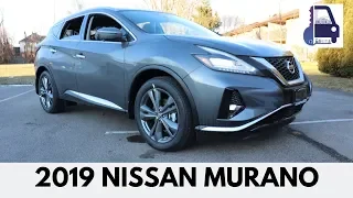 2019 Nissan Murano Platinum AWD In Depth Detailed Walk Around and Review