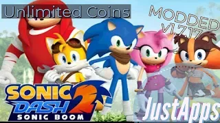 Sonic Dash 2: Sonic Boom - 1.7.17 MOD unlimited coins