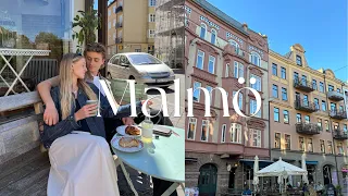 day trip to malmö | swedish food, thrifting & walk in the park