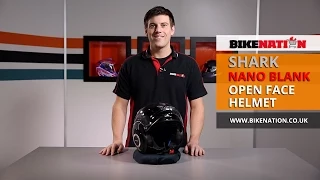 Shark Helmets -  Nano Blank - Open Face Helmet - BikeNation