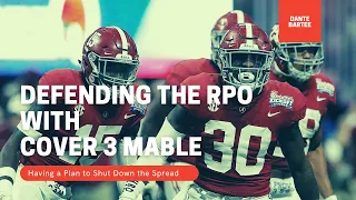 Dante Bartee - Defending an RPO with Cover 3 Mable