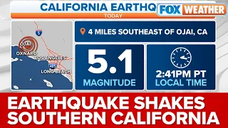 Magnitude 5.1 Earthquake Shakes Southern California As Tropical Storm Hilary Slams The Region