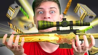 КРАФТ DRAGON LORE! ВЫБИЛ 3 НОЖА НА СУММУ 40000 РУБЛЕЙ В КС:ГО! (CS:GO Открытие кейсов)