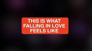 JVKE - This is What Falling in Love Feels Like [Official Lyric Video]