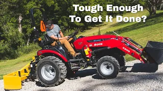 New Attachment & Driveway Maintenance With The Solis H24 Tractor & Box Blade