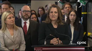 Chrystia Freeland highlights budget investments in research and innovation – April 19, 2024