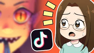 These TIKTOK ART CHALLENGES are Scaring Me! 😱 | TikTok OC Challenges!