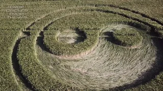 Yin/Yang Crop Circle | Wiltshire, 30th May 2020 | Crop Circles From The Air