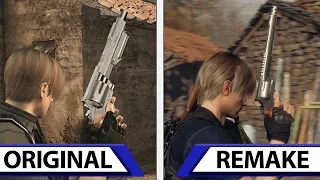 Resident Evil 4 Remake | Weapons Evolution | Original VS Remake Comparison