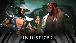 Injustice 2 - Raiden Vs Hellboy (Very Hard)