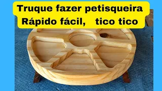 petisqueira rápido e fácil  com tico tico elétria