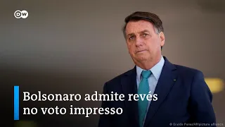 [Notícias em áudio] Bolsonaro admite derrota da PEC do voto impresso